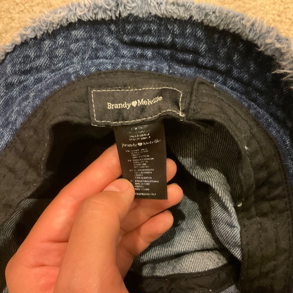 Brandy Melville Denim Bucket Hat - Picture 2 of 2